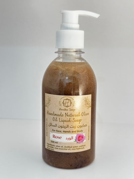 Rose Olive Oil liquid soap