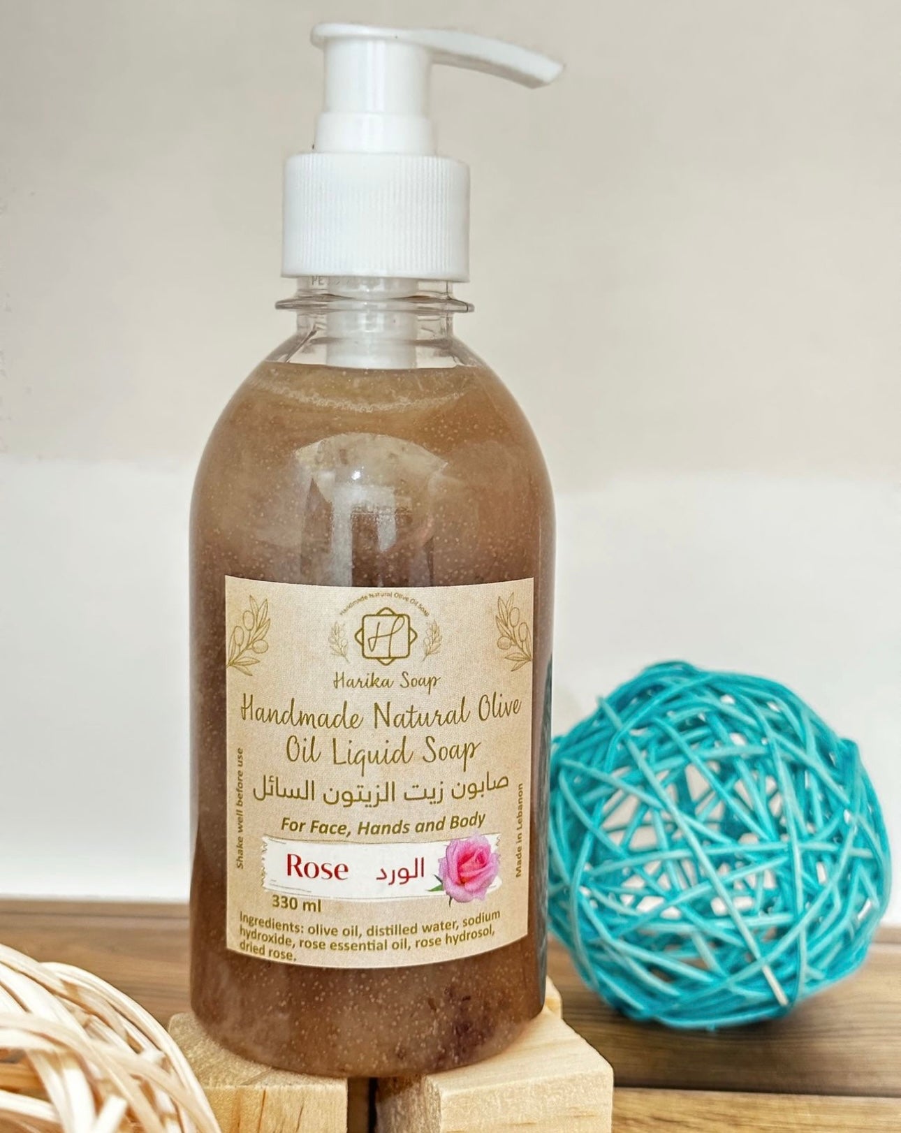 Rose Olive Oil liquid soap