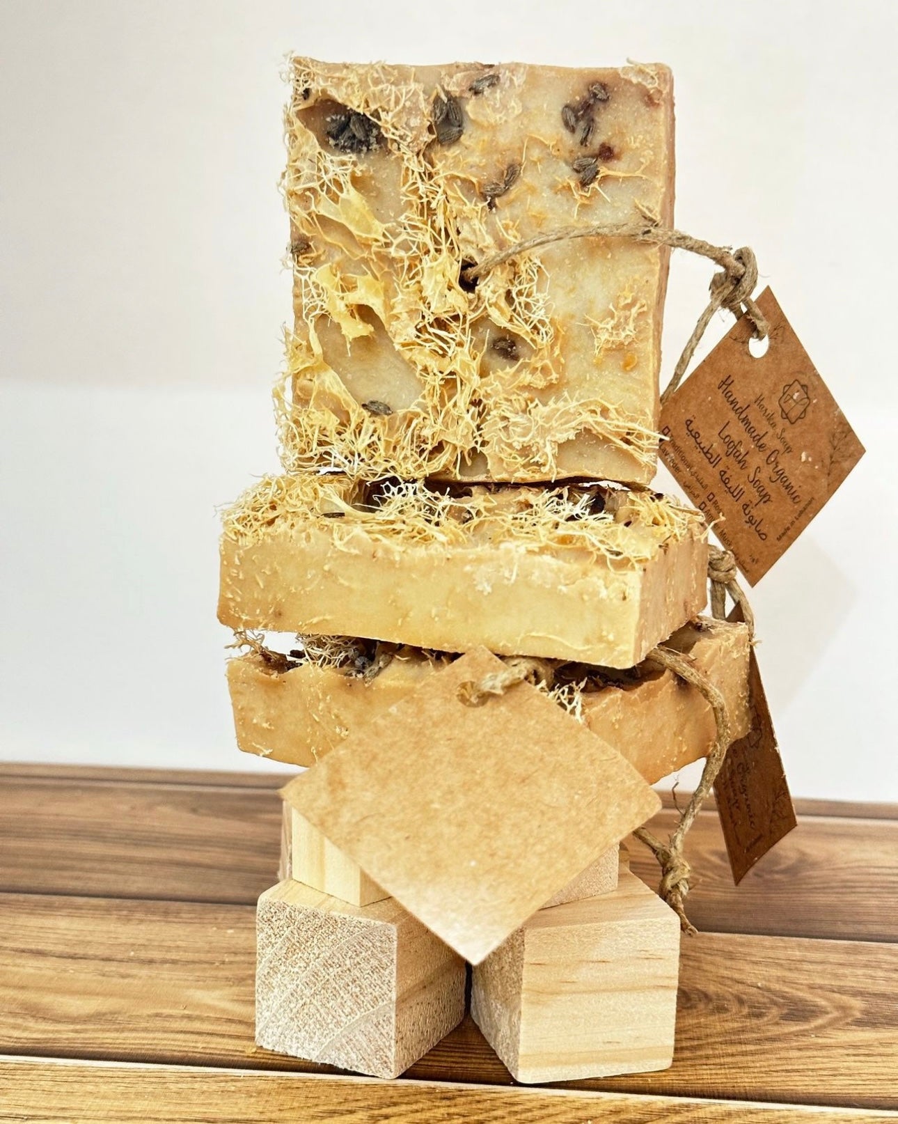 Lavender Olive Oil Loofah Soap